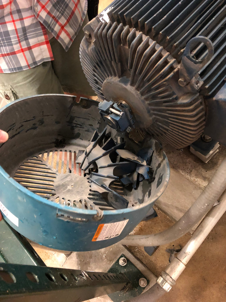 We narrowly avoided burning up a pump motor!